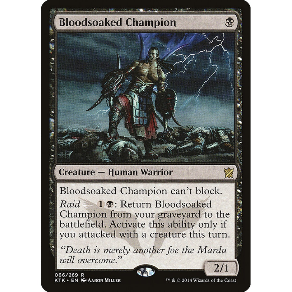 Bloodsoaked Champion rare 66 Magic the Gathering Khans of Tarkir
