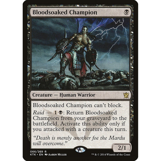 Bloodsoaked Champion rare 66 Magic the Gathering Khans of Tarkir
