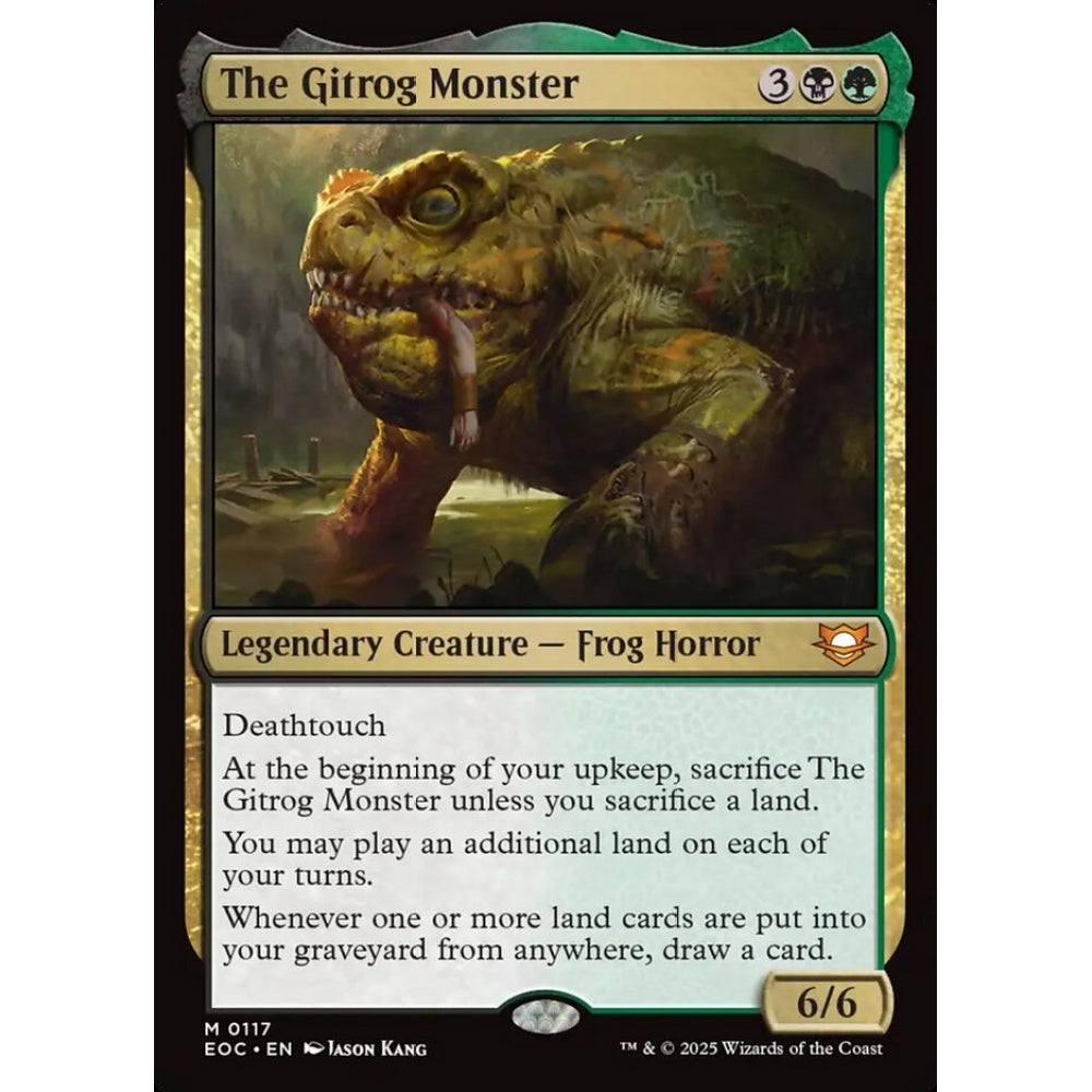The Gitrog Monster mythic 117 Magic the Gathering Edge of Eternities Commander