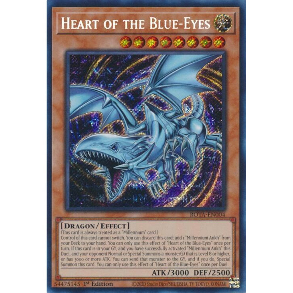 Heart of the Blue-Eyes ROTA-EN004 Secret Yu-Gi-Oh Rage of the Abyss
