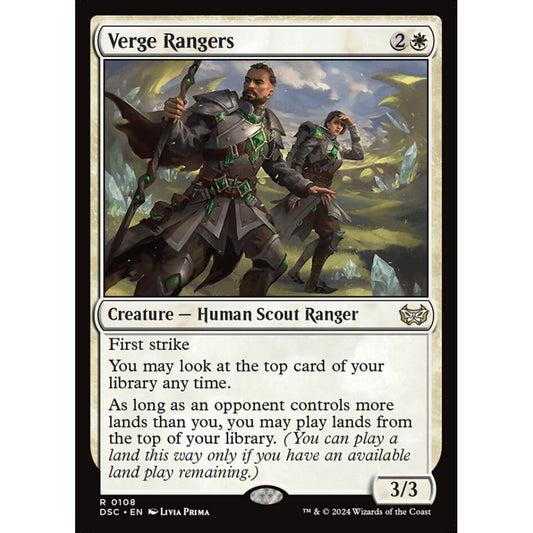 Verge Rangers, 108, rare, Magic: The Gathering, Duskmourn: House of Horror