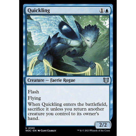Quickling, uncommon, 103, Magic the Gathering, Wilds of Eldraine Commander