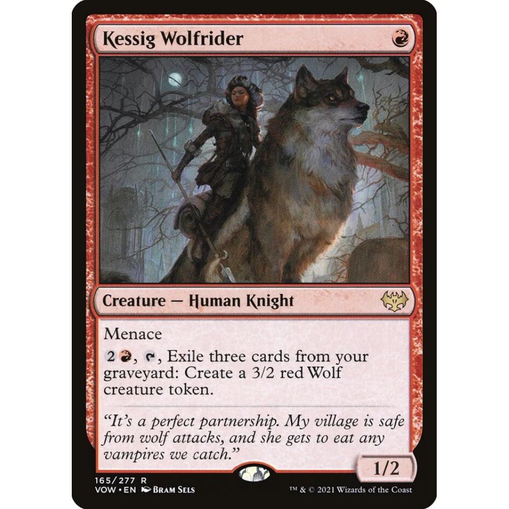 Kessig Wolfrider rare 165 Magic the Gathering Innistrad: Crimson Vow
