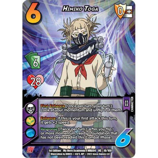 Himiko Toga, 010/108, UC, UniVersus, MHA04 League of Villains