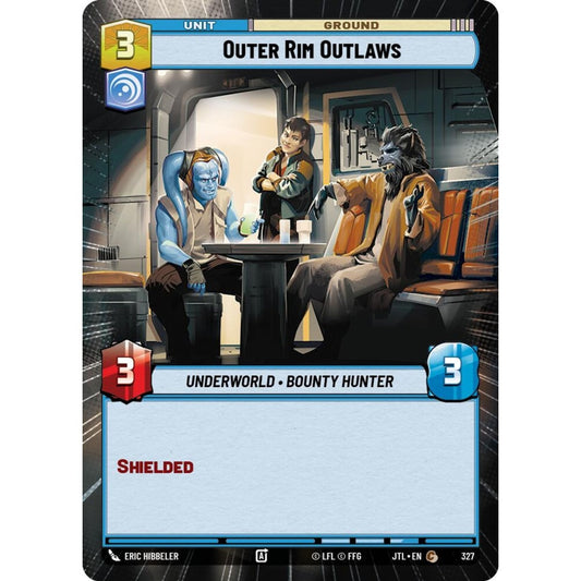 Outer Rim Outlaws, C, JTL 327) Hyperspace, Star Wars Unlimited