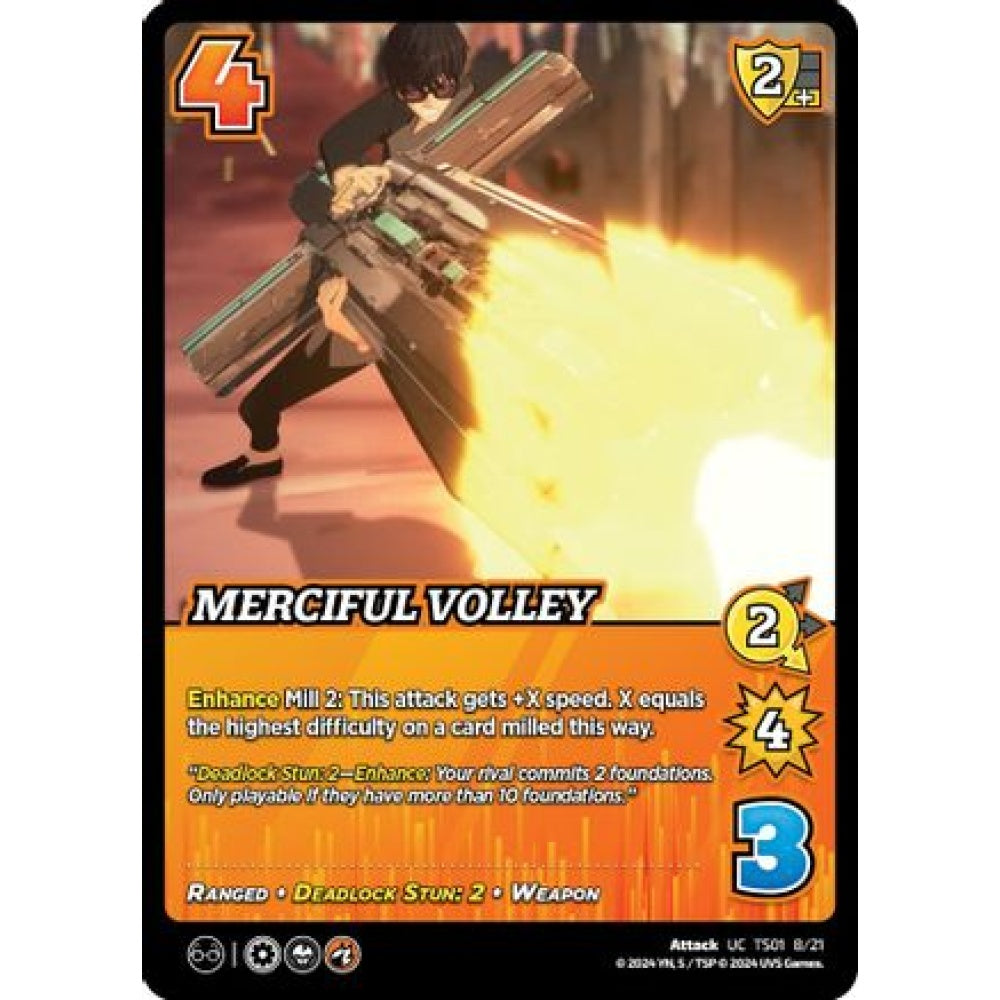 Merciful Volley, 8/21, UC, UniVersus, Cowboy Bebop & Trigun Stampede