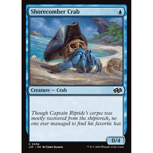 Shorecomber Crab, 356, common, Magic: The Gathering, Foundations Jumpstart