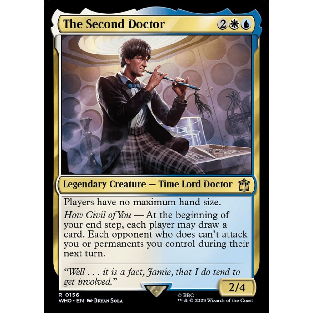 The Second Doctor rare 156 Magic the Gathering Doctor Who