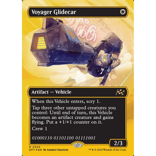 Voyager Glidecar, 520, rare, Magic: The Gathering, Aetherdrift