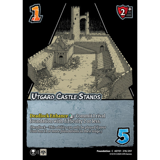 Utgard Castle Stands, 278/297, C, UniVersus, Attack on Titan: Battle for Humanity