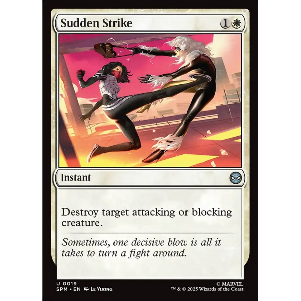 Sudden Strike uncommon 19 Magic the Gathering Marvel's Spider-Man