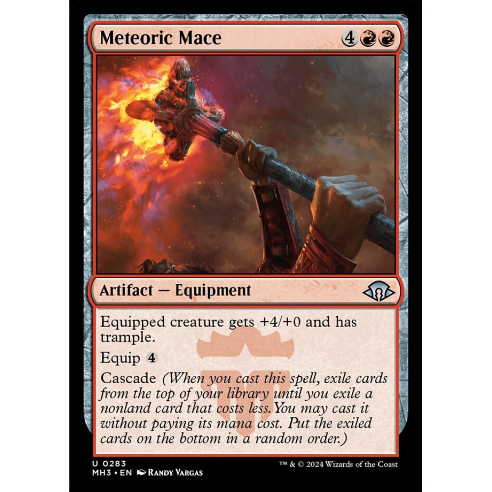 Meteoric Mace, 283, uncommon, Magic: The Gathering, Modern Horizons 3