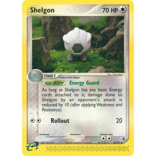Shelgon Uncommon 41/97 Pokemon Card Game EX Dragon