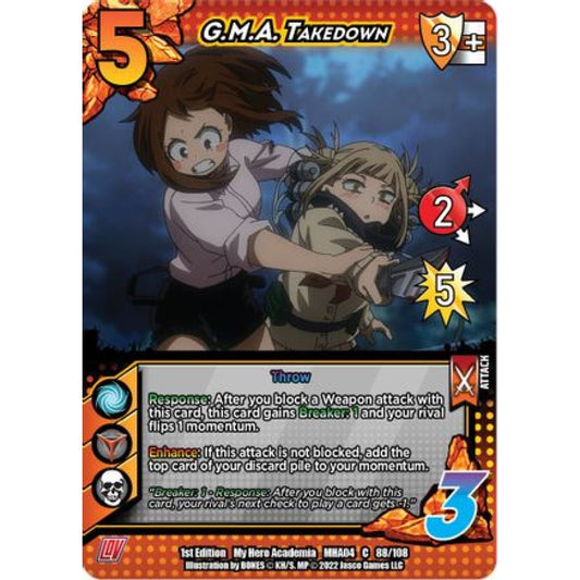 G.M.A. Takedown, 088/108, C, UniVersus, MHA04 League of Villains