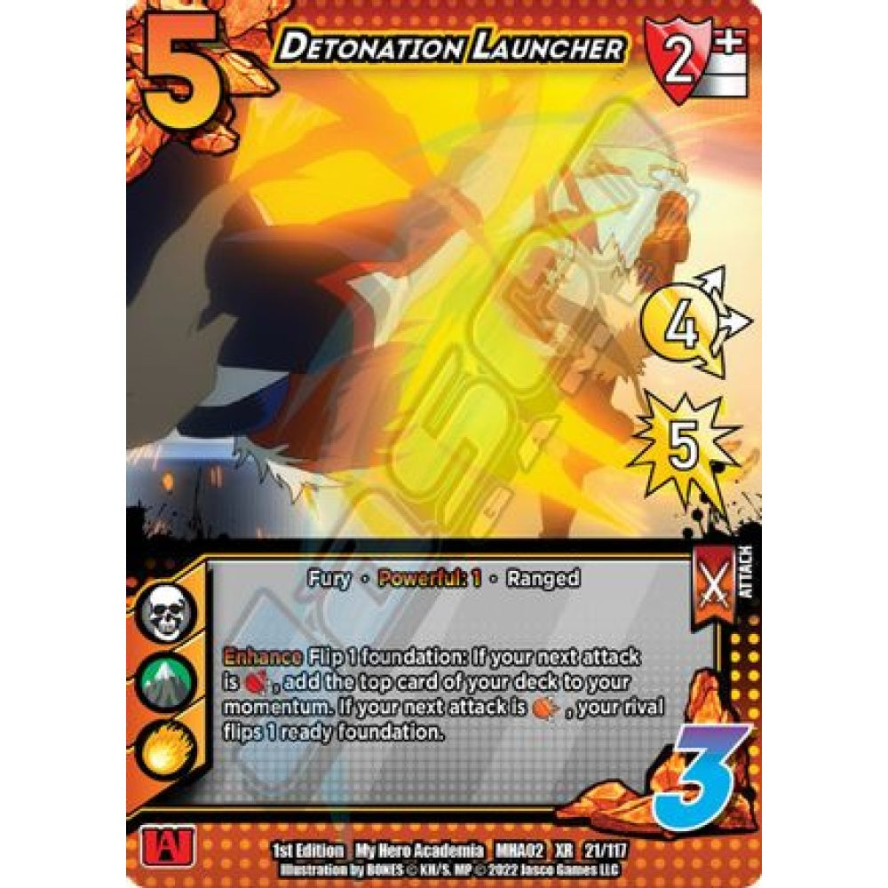 Detonation Launcher, 21/117, XR, UniVersus, MHA02 Crimson Rampage