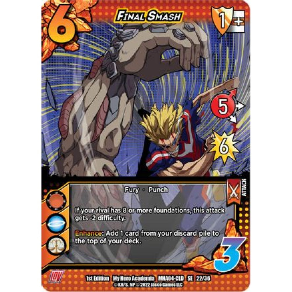 Final Smash, 22/36, SE, UniVersus, MHA04 League of Villains