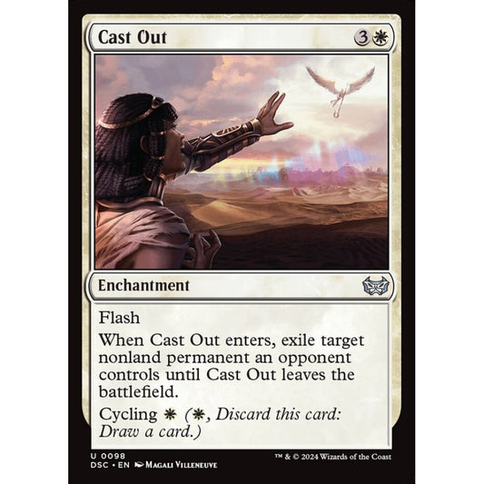 Cast Out, 98, uncommon, Magic: The Gathering, Duskmourn: House of Horror