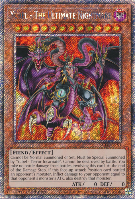Yubel - The Ultimate Nightmare BLC1-EN029 Ultra Ultra Rare Yu-Gi-Oh Battles of Legend: Chapter 1 in Art