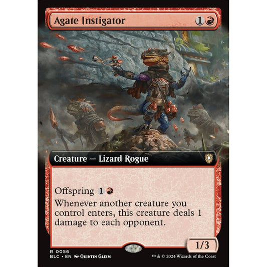 Agate Instigator, 56, rare, Magic: The Gathering, Bloomburrow Commander