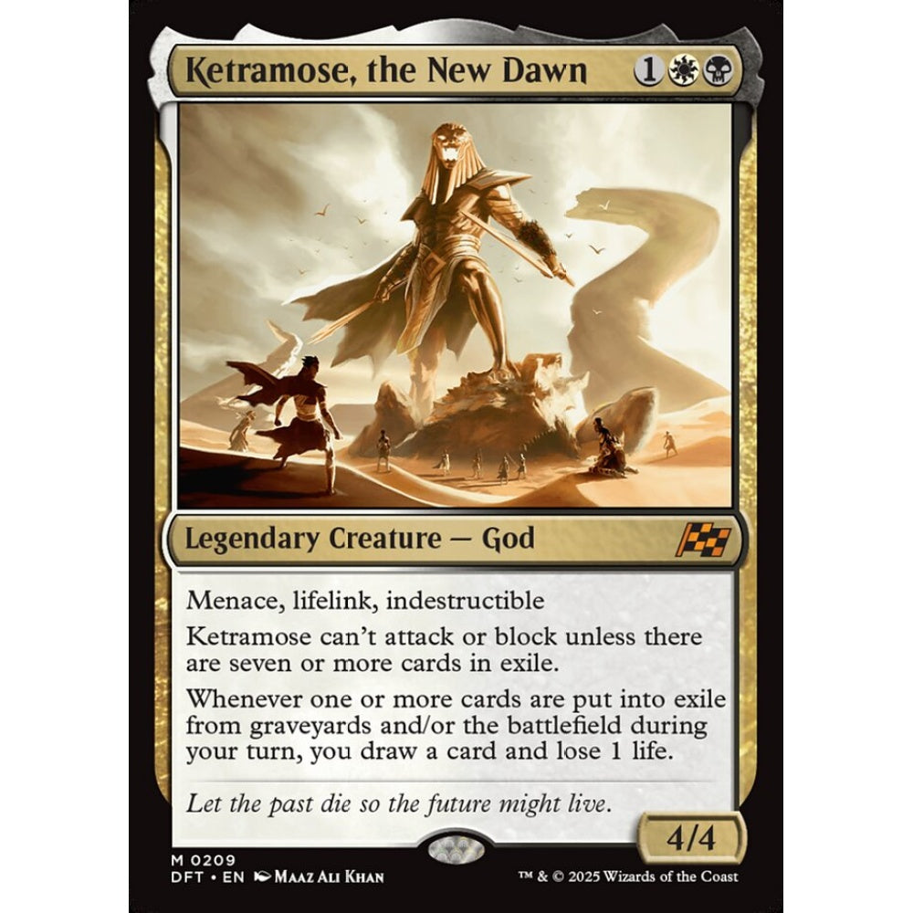 Ketramose, the New Dawn, 209, mythic, Magic: The Gathering, Aetherdrift