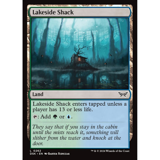 Lakeside Shack, 262, common, Magic: The Gathering, Duskmourn: House of Horror