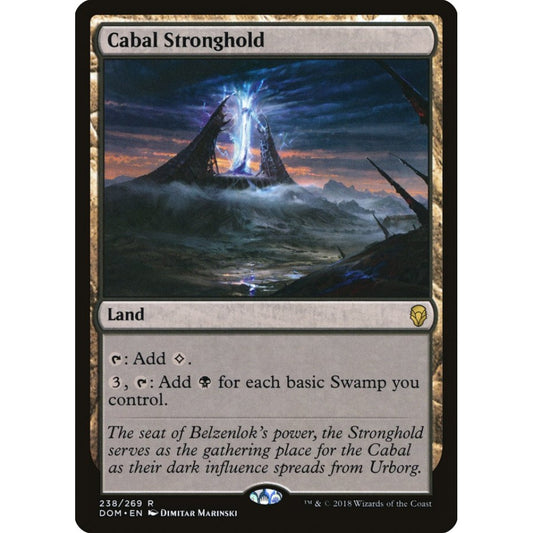 Cabal Stronghold rare 238 Magic the Gathering Dominaria