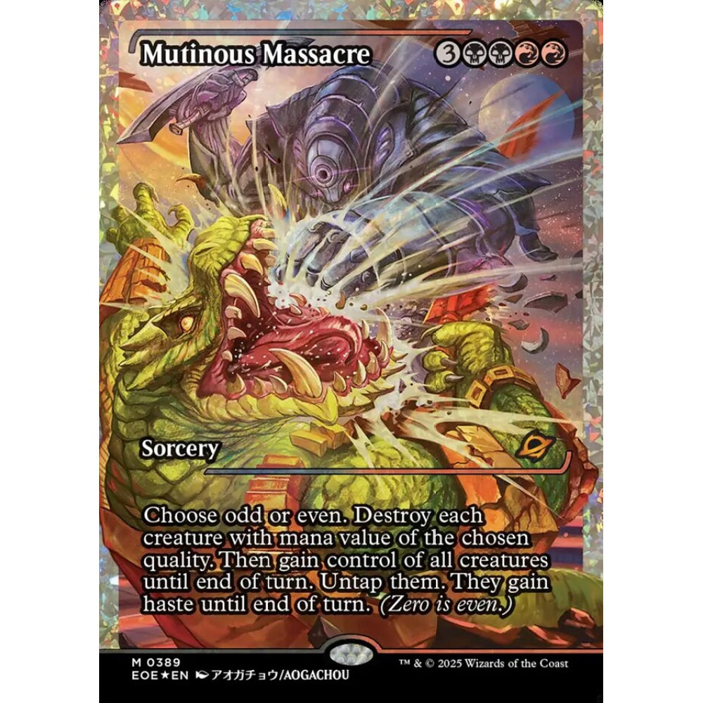 Mutinous Massacre mythic 389 Magic the Gathering Edge of Eternities