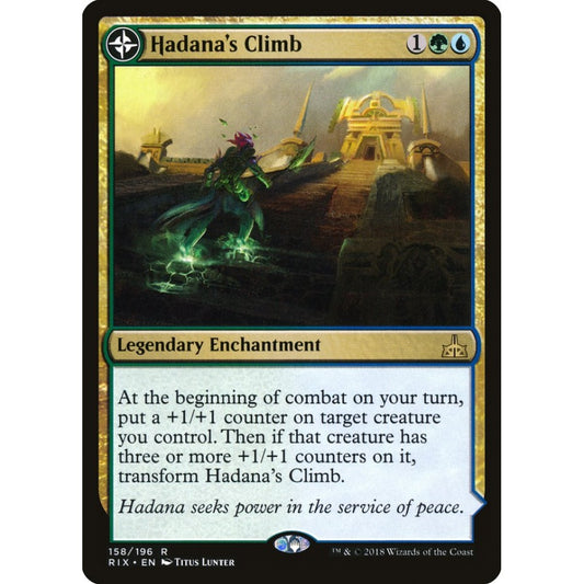 Hadana's Climb // Winged Temple of Orazca rare 158 Magic the Gathering Rivals of Ixalan