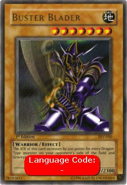 Buster Blader (V.2 - Ultra Rare) - Pharaoh's Servant (Ultra Rare) [PSV-050]