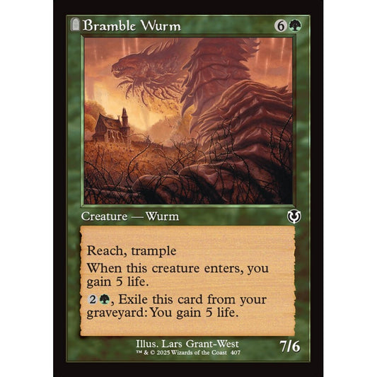 Bramble Wurm, 407, common, Magic: The Gathering, Innistrad Remastered