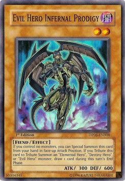 Evil HERO Infernal Prodigy - Duelist Pack: Jaden Yuki 3 (Super Rare) [DP06-008]
