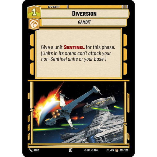Diversion, C, JTL 229), Star Wars Unlimited