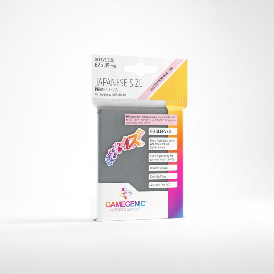 Gamegenic Prime Japanese Sized Sleeves Dark Grey (60 ct.)
