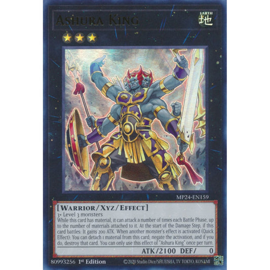 Ashura King MP24-EN159 Ultra Ultra Rare Yu-Gi-Oh 25th Anniversary Tin: Dueling Mirrors in Art