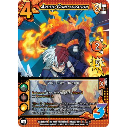 Arctic Conflagration, 2/18, SE, UniVersus, MHA03 Heroes Clash