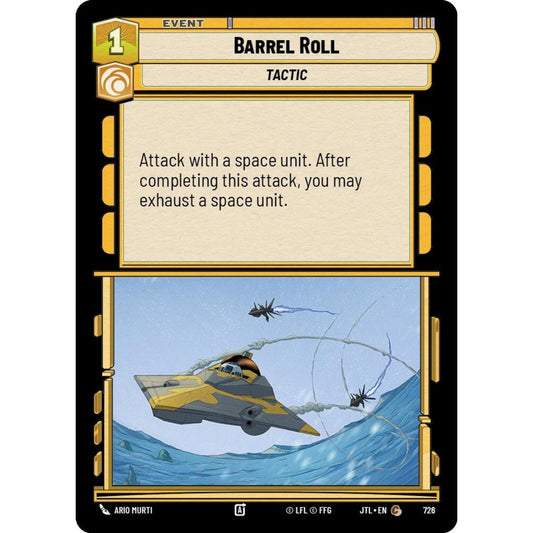 Barrel Roll, C, JTL 726) Foil, Star Wars Unlimited