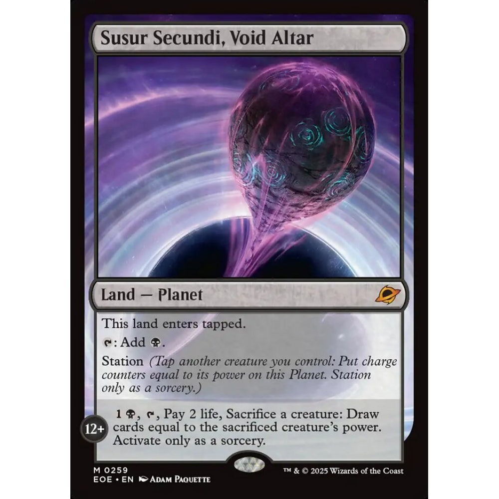Susur Secundi, Void Altar mythic 259 Magic the Gathering Edge of Eternities