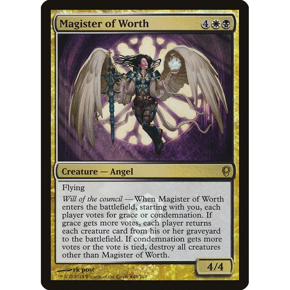 Magister of Worth rare 48★ Magic the Gathering Conspiracy Promos