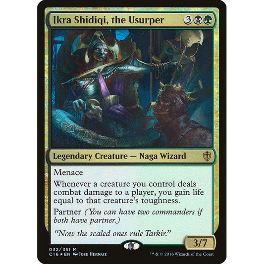 Ikra Shidiqi, the Usurper mythic 32 Magic the Gathering Commander 2016