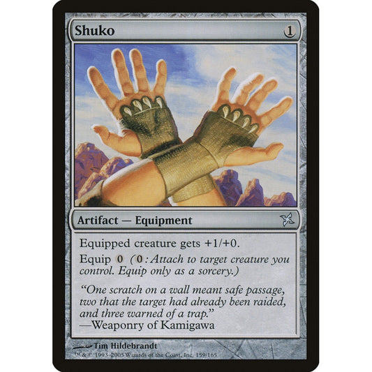 Shuko uncommon 159 Magic the Gathering Betrayers of Kamigawa