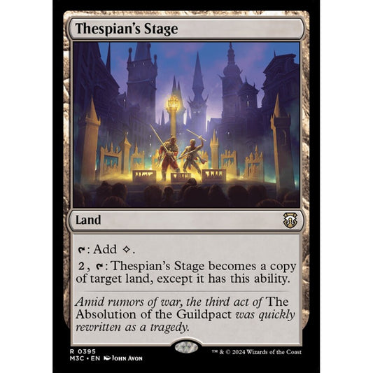 Thespian's Stage, 395, rare, Magic: The Gathering, Modern Horizons 3