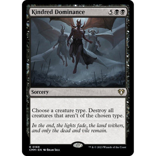 Kindred Dominance rare 169 Magic the Gathering Commander Masters