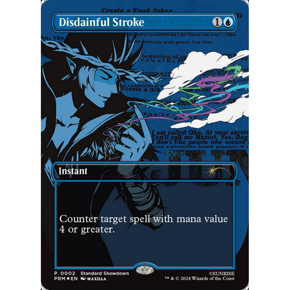 Disdainful Stroke rare 2 Magic the Gathering Cowboy Bebop