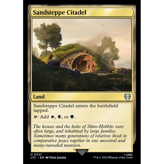Sandsteppe Citadel, uncommon, 327, Magic the Gathering, Tales of Middle-earth Commander
