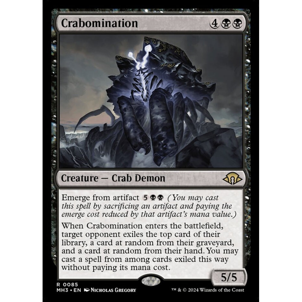 Crabomination, 85, rare, Magic: The Gathering, Modern Horizons 3