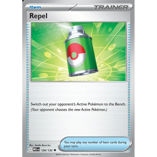 Repel Uncommon 126/132 Pokemon Card Game Mega Evolution