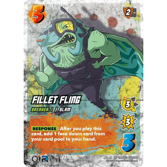 Fillet Fling 166/186 TMNT01 Universus Teenage Mutant Ninja Turtles Attack UR