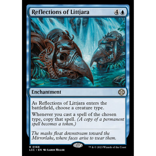 Reflections of Littjara rare 168 Magic the Gathering The Lost Caverns of Ixalan Commander