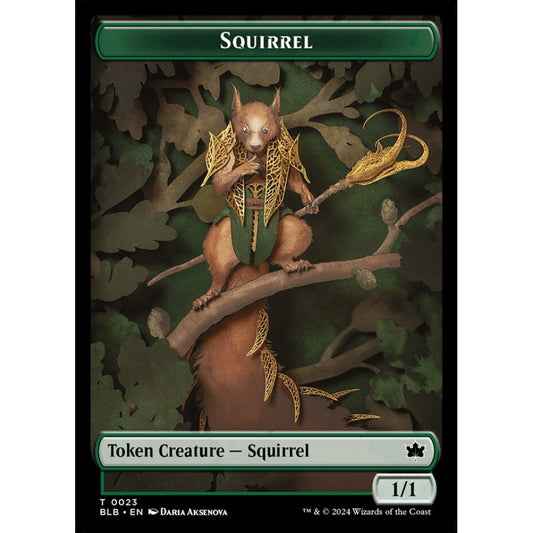 Squirrel, 23, common, Magic: The Gathering, Bloomburrow