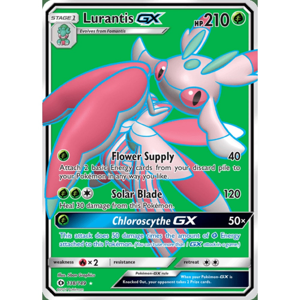 Lurantis-GX Full Art 138/149 Pokemon Card Game Sun & Moon